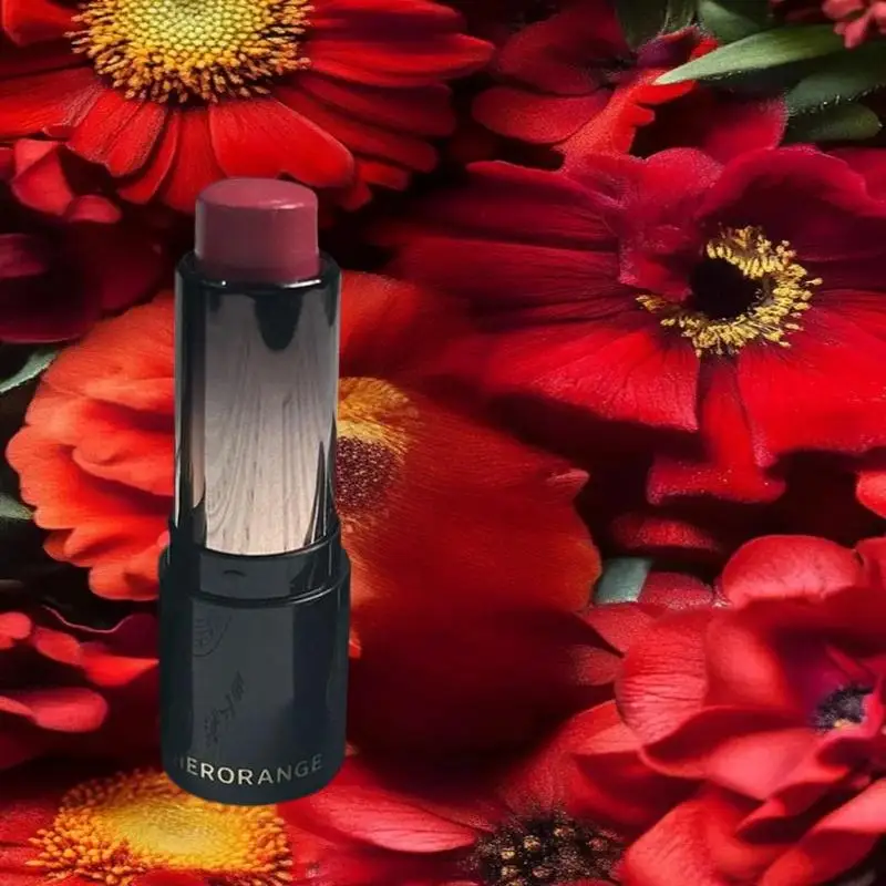 HERORANGE 3.5g 저채도 라이트 립스틱 다용도 스틱 보습 화이트 내추럴 홀딩 미러 립스틱