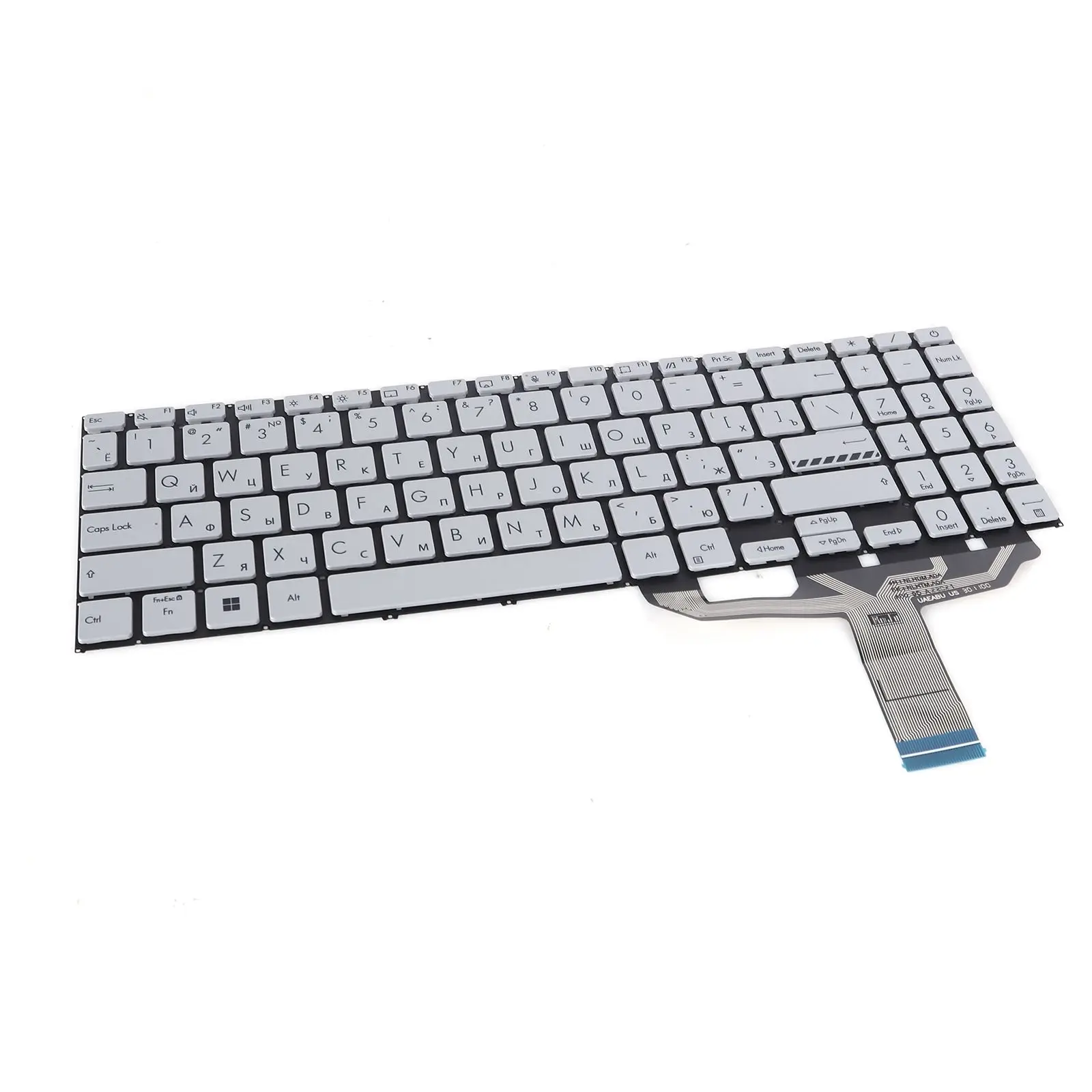 RU Laptop Keyboard for Asus Vivobook 15 X1502 M1502Z X1503Z M1503Q X1603Z X1603ZA Silver with Small Enter