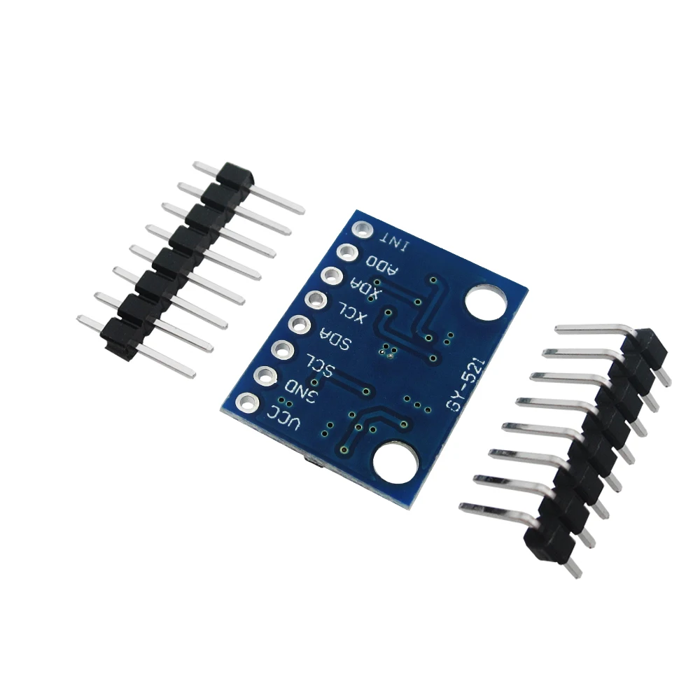 5PCS/Lots GY-521  Standard I2C MPU-6050 MPU6050 Module 3 Axis Analog Gyro Sensors + 3 Axis Accelerometer Module