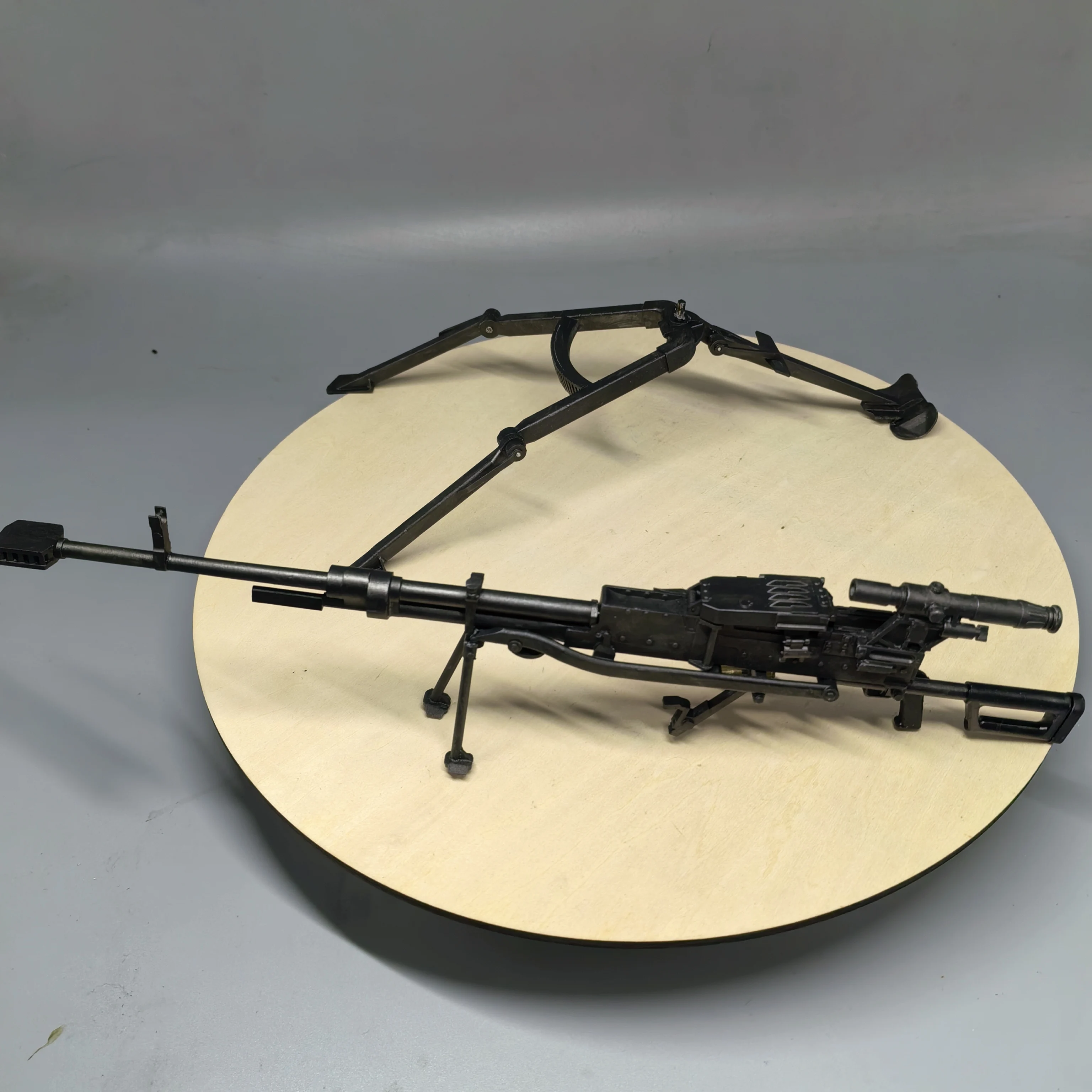 Figura de acción impresa en 3D, modelo de ametralladora pesada, KORD NVS, accesorio de pistola en miniatura para coleccionistas de muñecos militares, 1/6