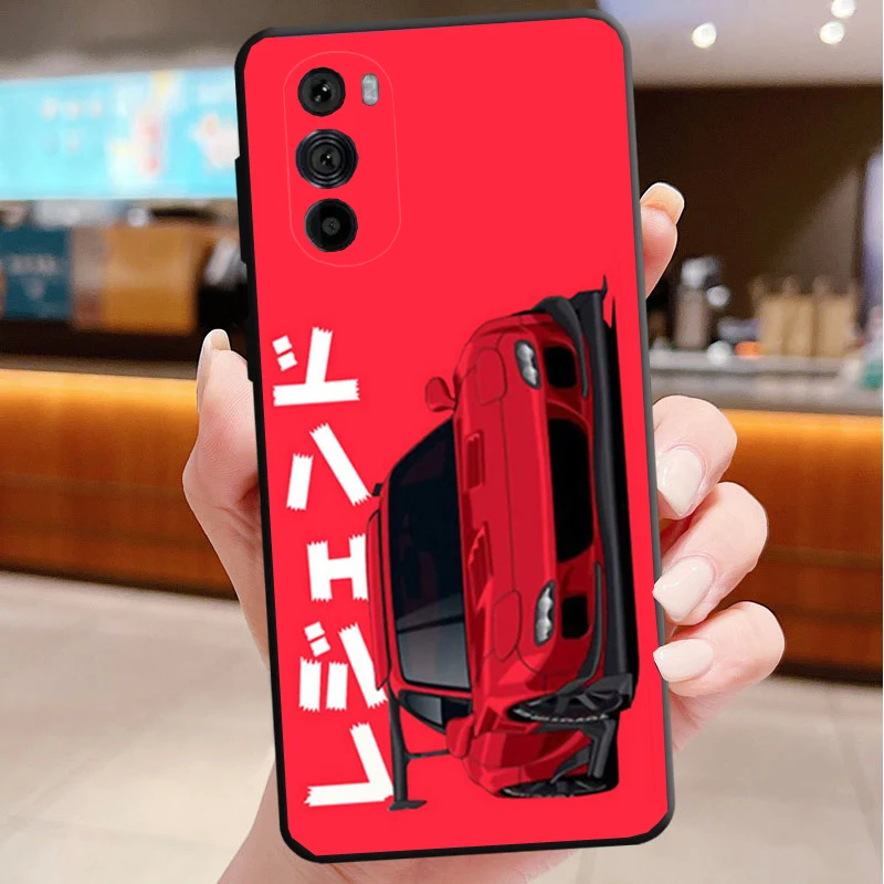 Phone Case For Motorola Edge 50 40 Pro 50 40 30 Ultra Neo Fusion Moto G Play G Stylus G Power G 5G JDM Car Case