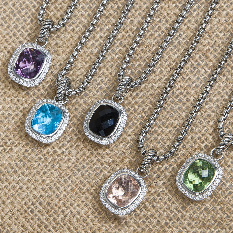 

Модный и уникальный кулон с кубическим цирконием, 12*10 мм