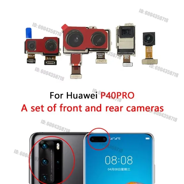 OEM Rear Front Camera For Huawei P40 Lite E Pro Facing Backside Frontal Back Small Selfie Camera Module Flex Spare Parts