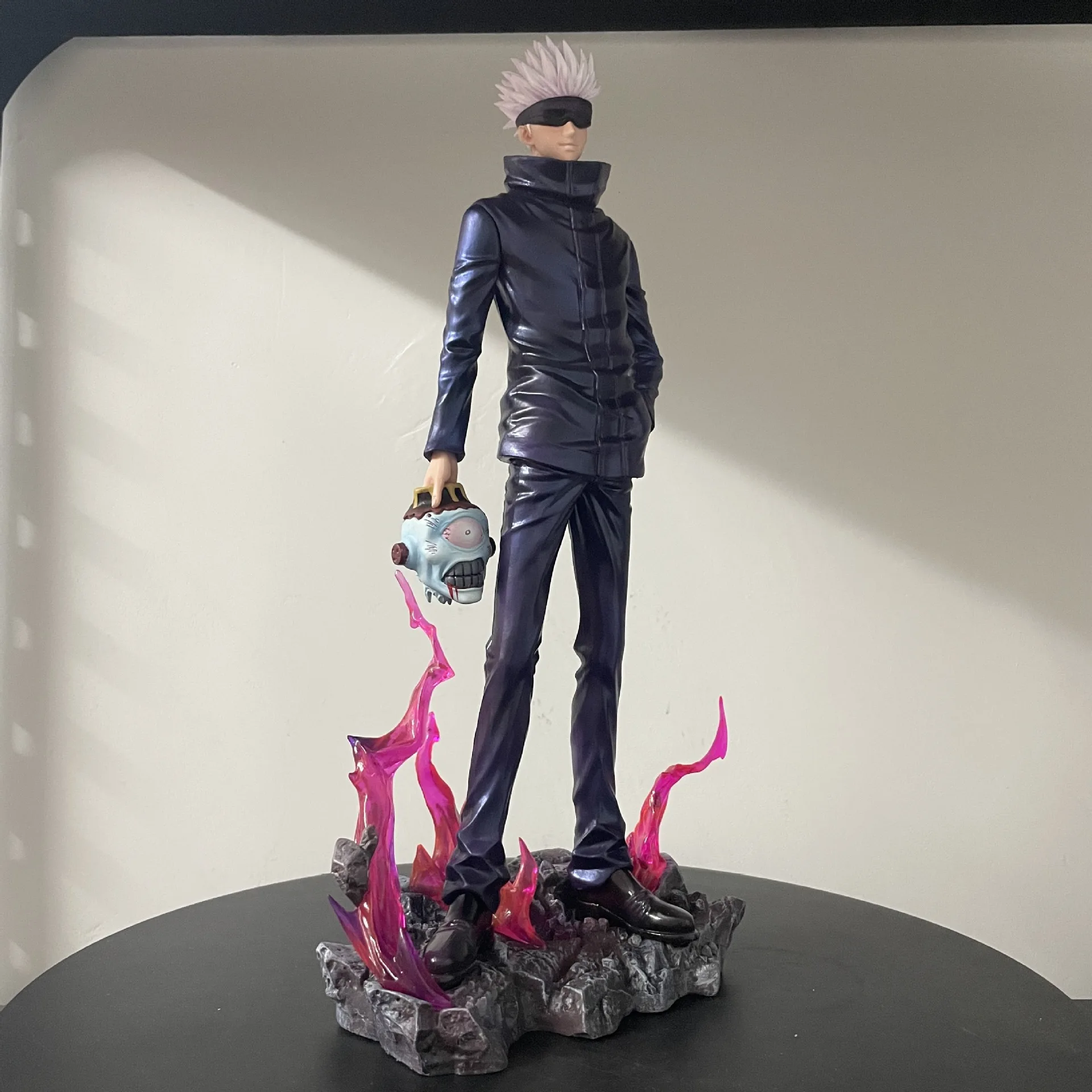 33cm Jujutsu Kaisen Gojo Satoru Standing Position LX Anime Figure Model Statue Collection Desktop Decoration Ornament Toy Gifts