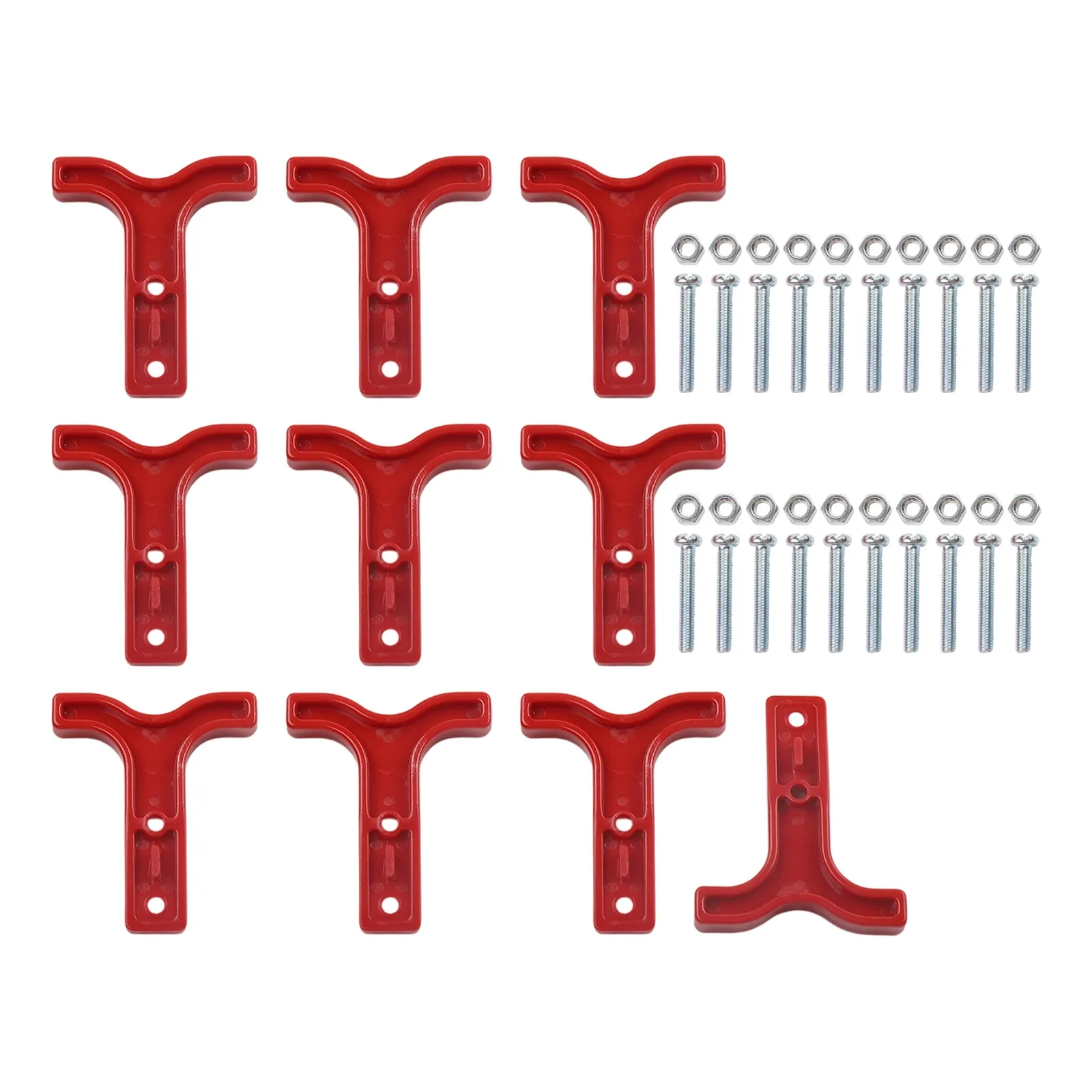 

10 pcs T-Handle Units for Type Connectors 50AMP 600V Rating PC Enclosure UL94 V-0 Certified Conductive Terminals
