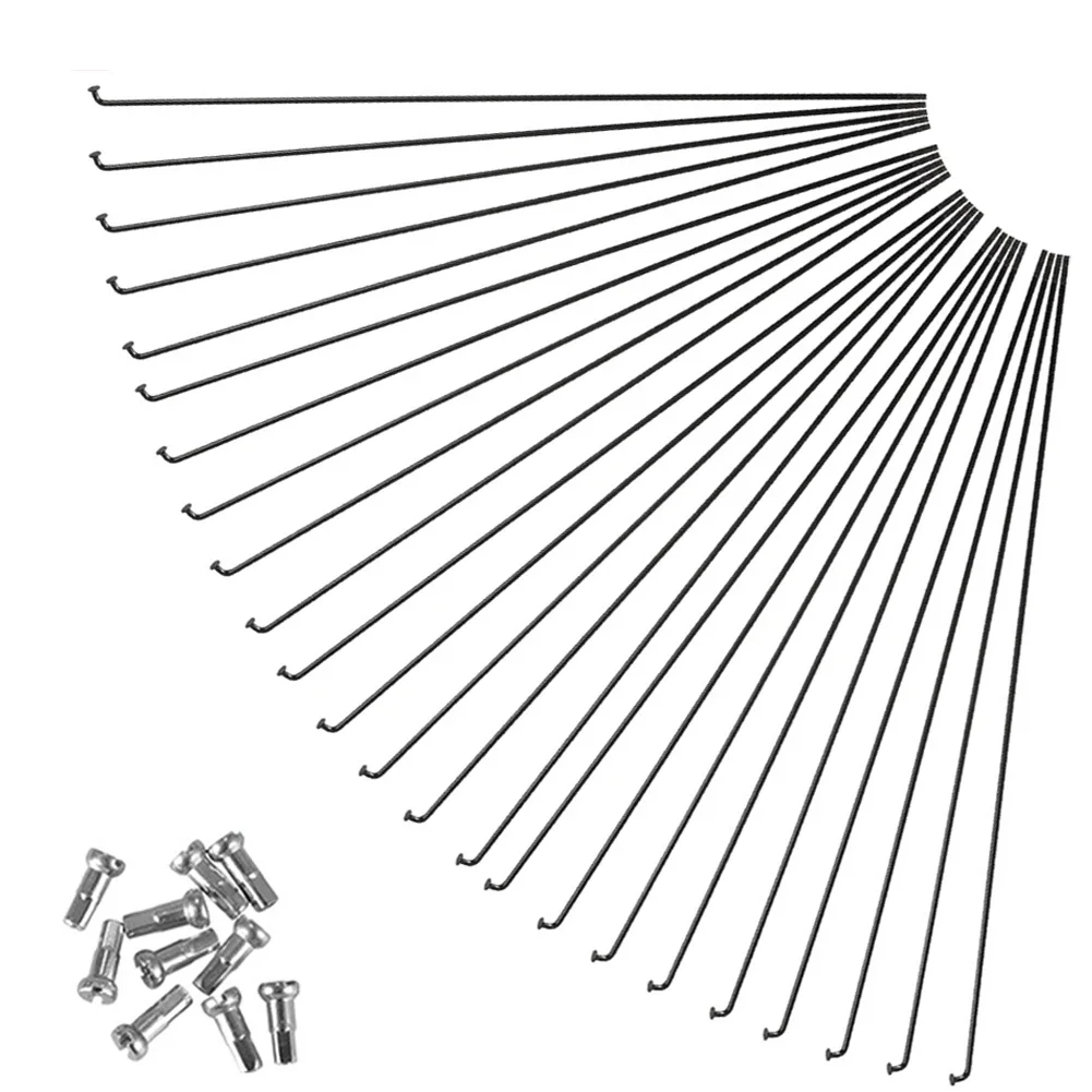 24 pezzi raggi per bicicletta con capezzoli 260MM/275MM/289MM raggi per bici MTB per 27.5/26/29er accessori per ruote da ciclismo