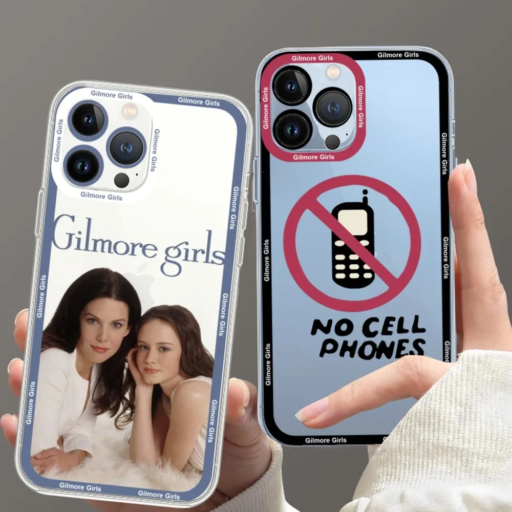 Gilmore Girls TV Phone Case For iPhone 11 12 Mini 13 14 15 Pro Max Transparent Shell