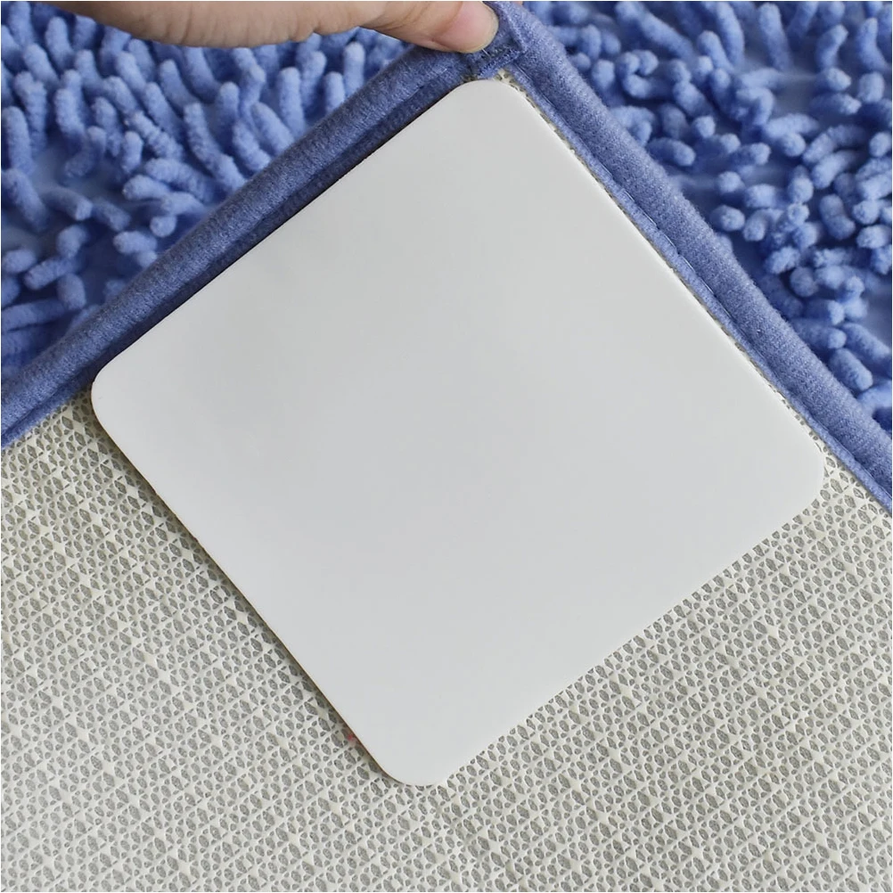 12 قطعة عدم الانزلاق البساط الزاوية القابضون للسجاد الحصير المطبخ الحمام درج السلامة لا مجموعات زلات البساط الزاوية القابضون #5