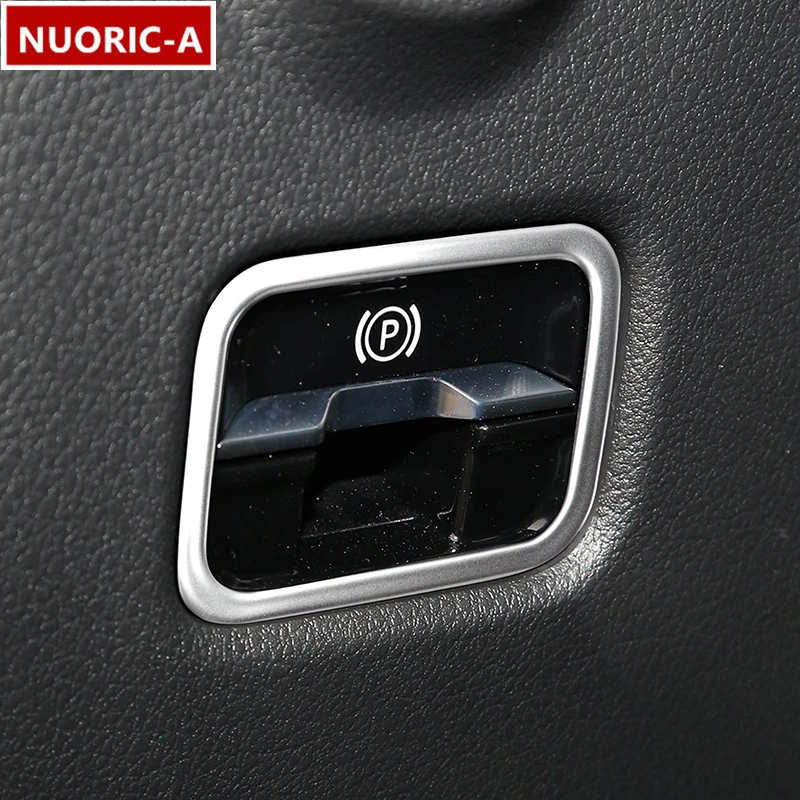 

Автомобильная электронная рамка ручного тормоза из нержавеющей стали, декоративная наклейка, отделка для Mercedes Benz C Class W206 2022, внутренняя наклейка