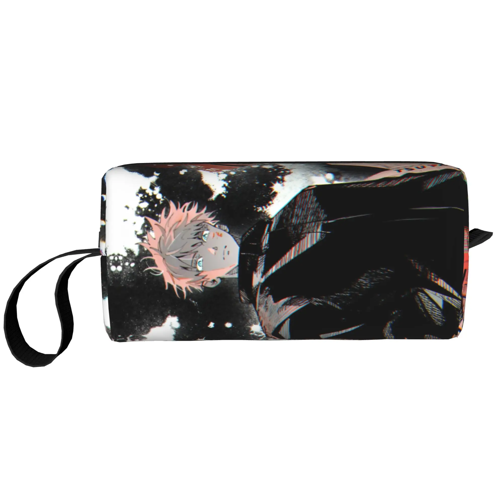 

Custom J-Jujutsus K-Kaisens Makeup Bag Women Travel Cosmetic Organizer Cute Comic Anime Storage Toiletry Bags