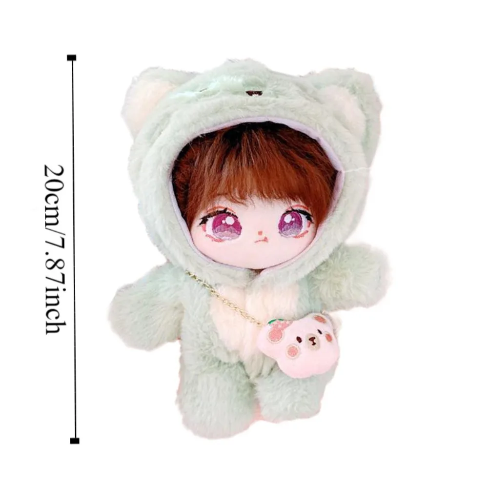 Katze Overall Baumwolle Puppe Kleidung Dress Up Kawaii Idol Puppen Kleidung Plüsch Nette Puppe Winter Outfit Kinder Geschenk