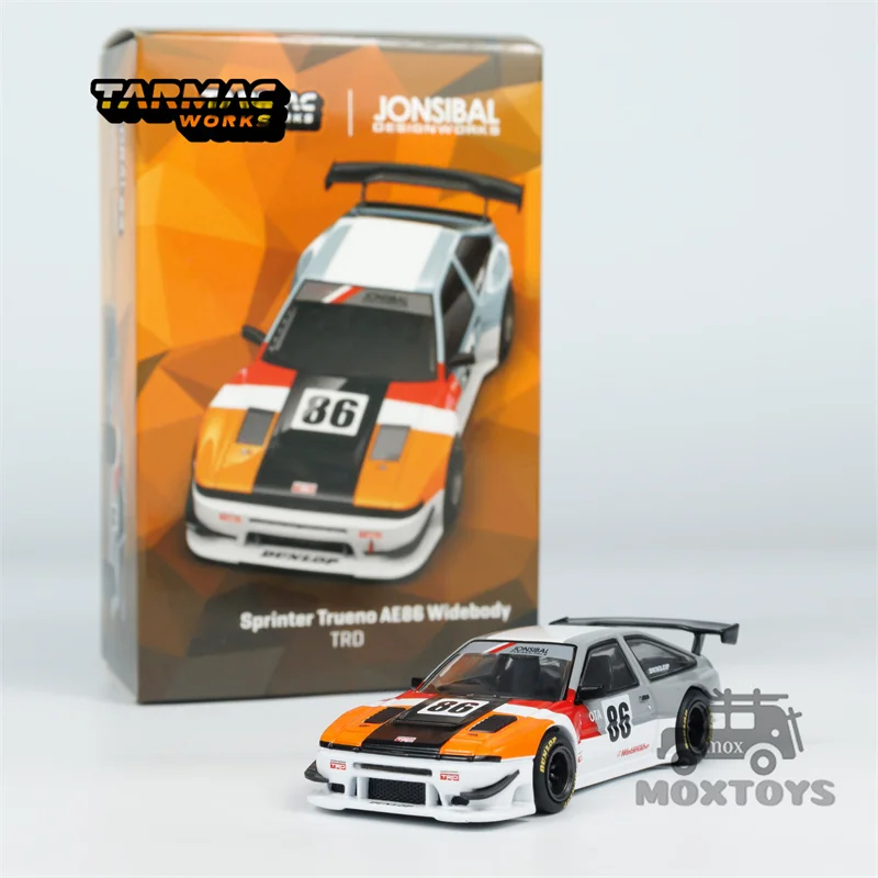 Tarmac Work 1:64 Sprinter Trueno AE86 Widebody TRD Diecast Model Car