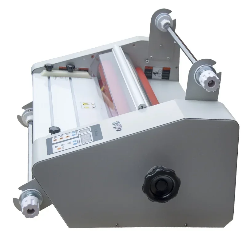 

360mm High Efficiency Double Sided Hot & Cold Roll Laminator, Roll Film Laminating Machine for A3 Paper Poster Printing