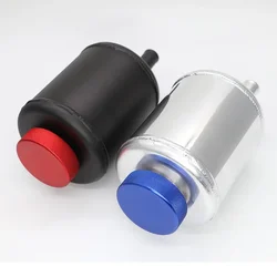 High Performance Silver JDM Aluminum Racing Power Steering Fluid Reservoir Tank Clamps