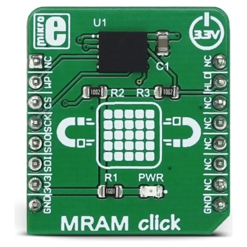 AT82-MIKROE-2914 Memory Development Tool MRAM Click Board MR25H256A