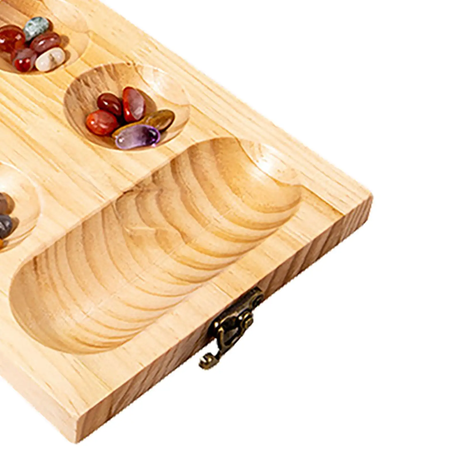 Wooden Folding Mancala Board Game, Mancala Board Game for Kids And Adults Teens,