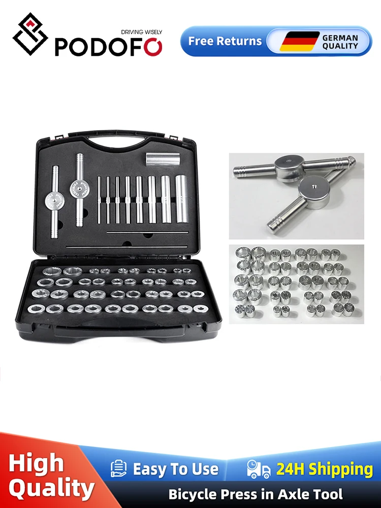 Podofo Fiets Lagerpers Set Voor Wiel/Naaflager Installatie Fiets Zachte Staart Frame Draaipunt Lager Hub Montage Tool - afbeelding 2