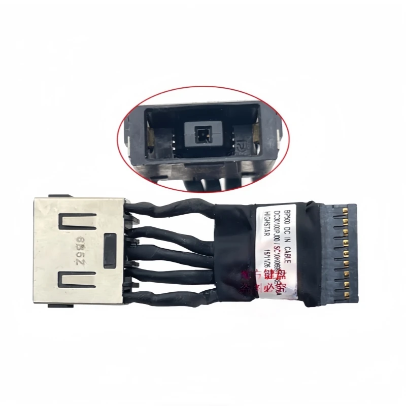 

New Laptop DC Power Jack Cable Charging Connector Port Plug For Lenovo Thinkpad P17 Gen 2 T15g P15 Gen 1 2