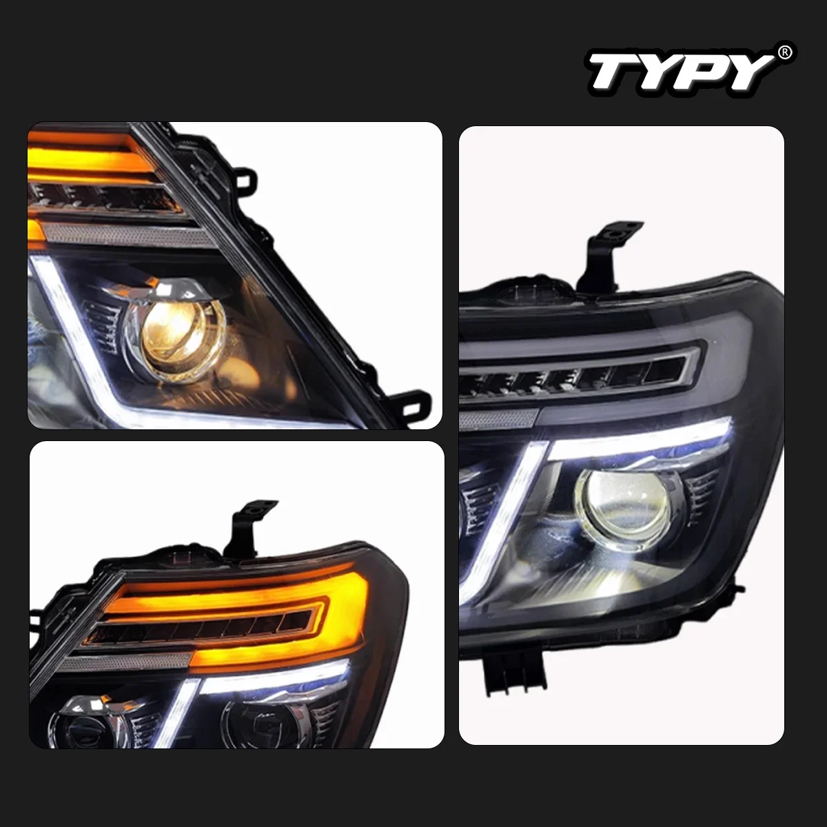 

New LED Head Lamp Upgrade Modified For Nissan Patrol Y62 Headlight 2012-2019 Dynamic Signal Head Lamp Auto Accessories