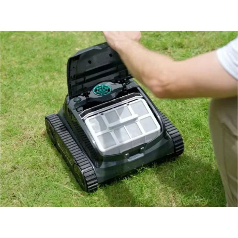 Aspirador de pó robótico inteligente para piscina, durável, máquina automática de limpeza de piscina em PVC