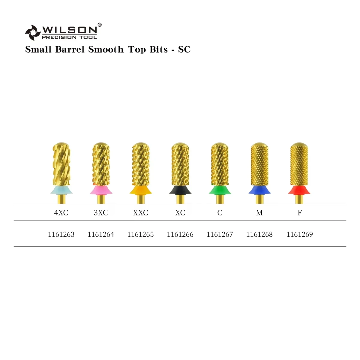 WILSON Small Barrel Smooth Top Bits-Super Cut-nagelboren Voor manicure-nagelaccessoires