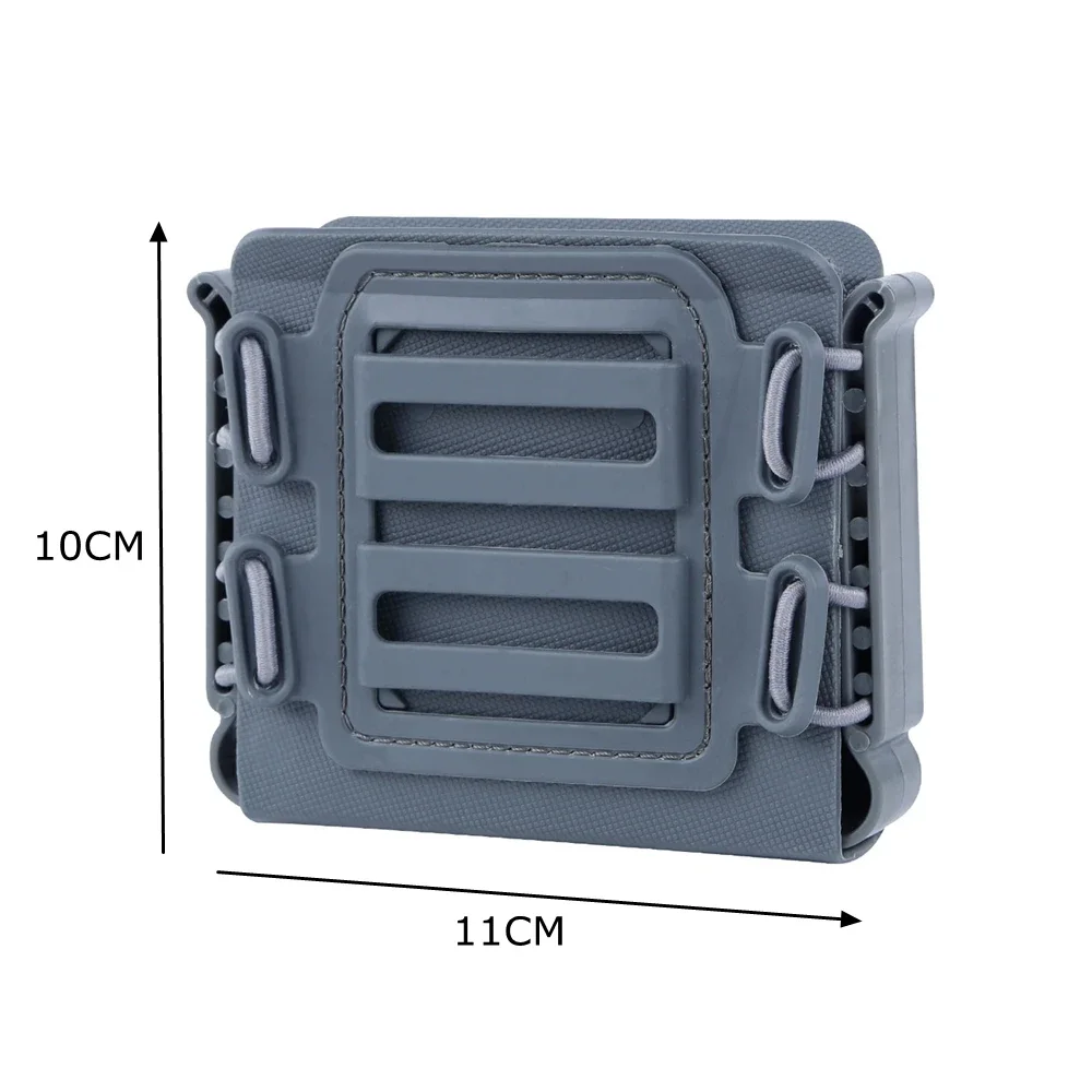 

Tactical Molle System Adjustable Magazine Pouch Clip Mag Holder Bag Attachment Package for 7.62mm Pistol Gun Ammo Pouch