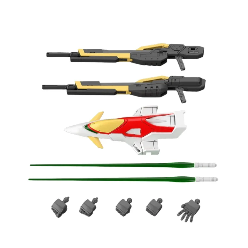 Bandai Original Anime ensamblar modelo figura de acción Gundam RG 1/144 Wing Gundam Zero articulaciones se mueve suavemente materiales de alta calidad