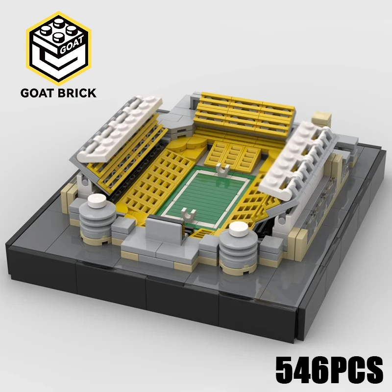 

Изысканный новый продукт MOC Building Blocks Heinz Field in Pittsburgh USA Technology Модульная детская игрушка в подарок Набор для сборки своими руками!