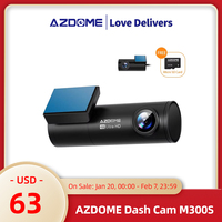 AZDOME M300S 4K Dash Cam Front and Rear Car DVR 5.8G WiFi GPS Dash Car Camera WDR Night Vision 24H Parking Mode Video Recorder