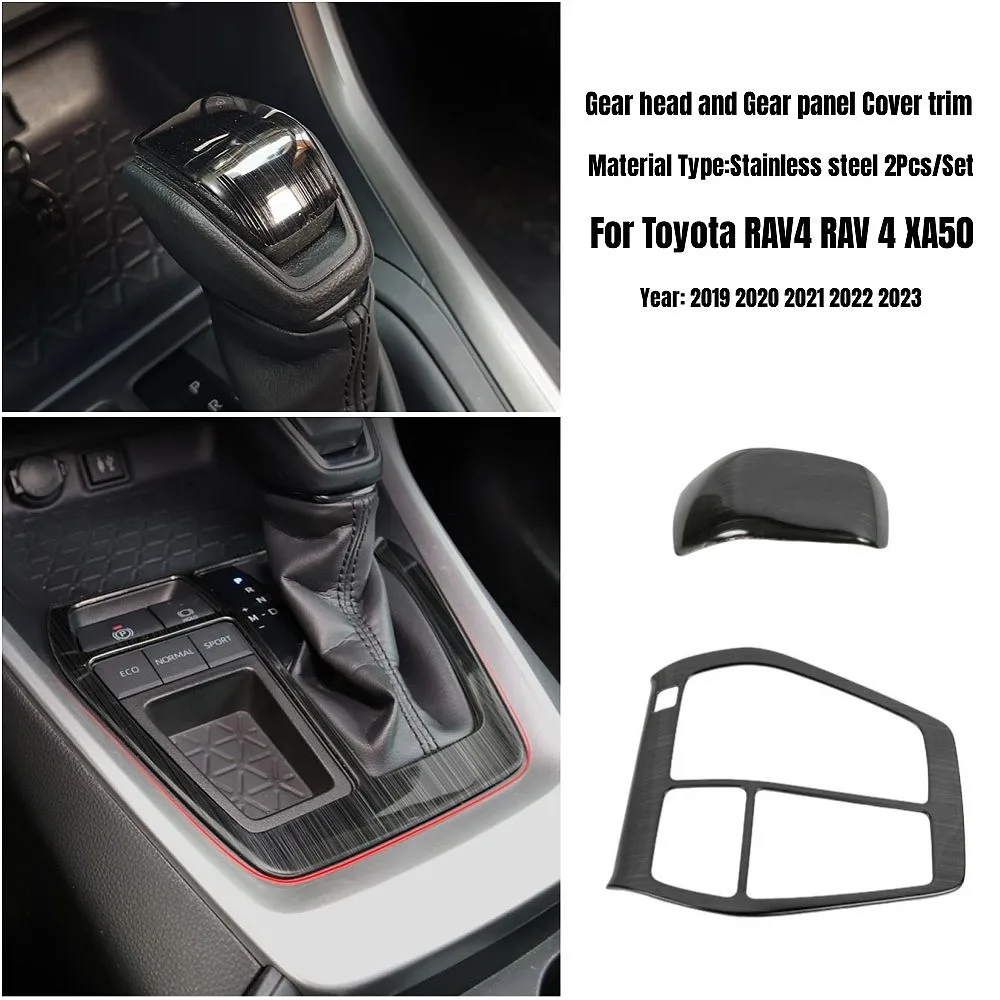 Full set Stainless Sticker Accessories For Toyota RAV4 XA50 2019-2023 Car Glass Lift Seat heating Air Outlet Speaker Cover Trim