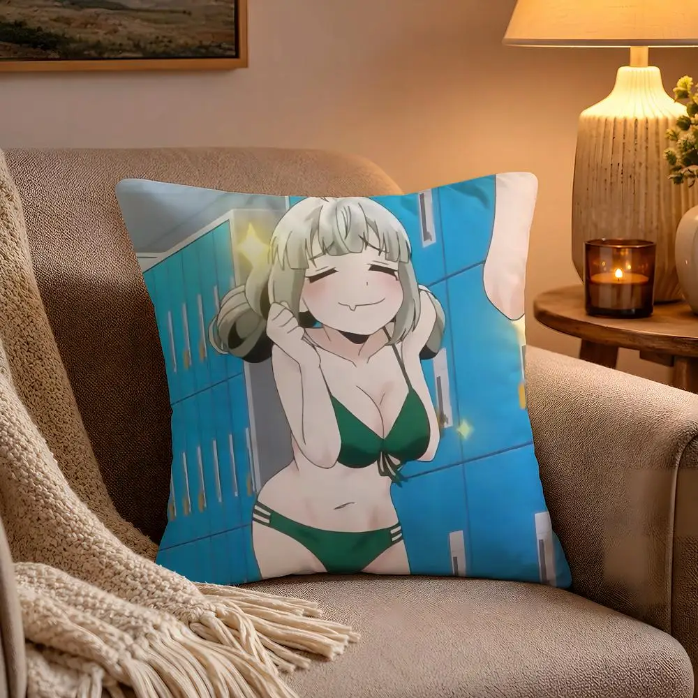 Sexy Anime A-Araga Kiwi Pillow Case Soft Plush Cushion Cover Double Print and Invisible Zipper for Sofa Home Car Use 6