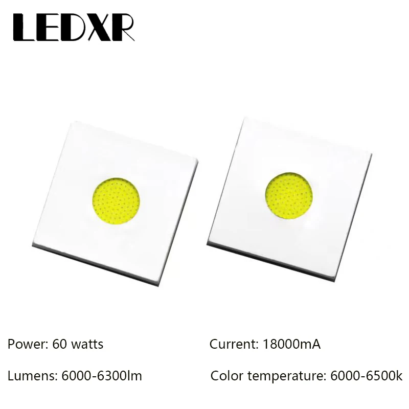 High power led 7070 flat white laser beads 3v led chip 60w white warm white light emitting diode XHP70 copper substrate led pcb