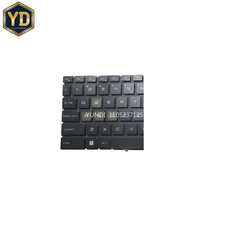 YD UK US Blue Monochrome Backlit Keyboard For MSI Cyborg 15 A12U A12UDX A12VE A12VF A13UDX A13V A13VE A13VF MS-15K1 FR JP SP KR