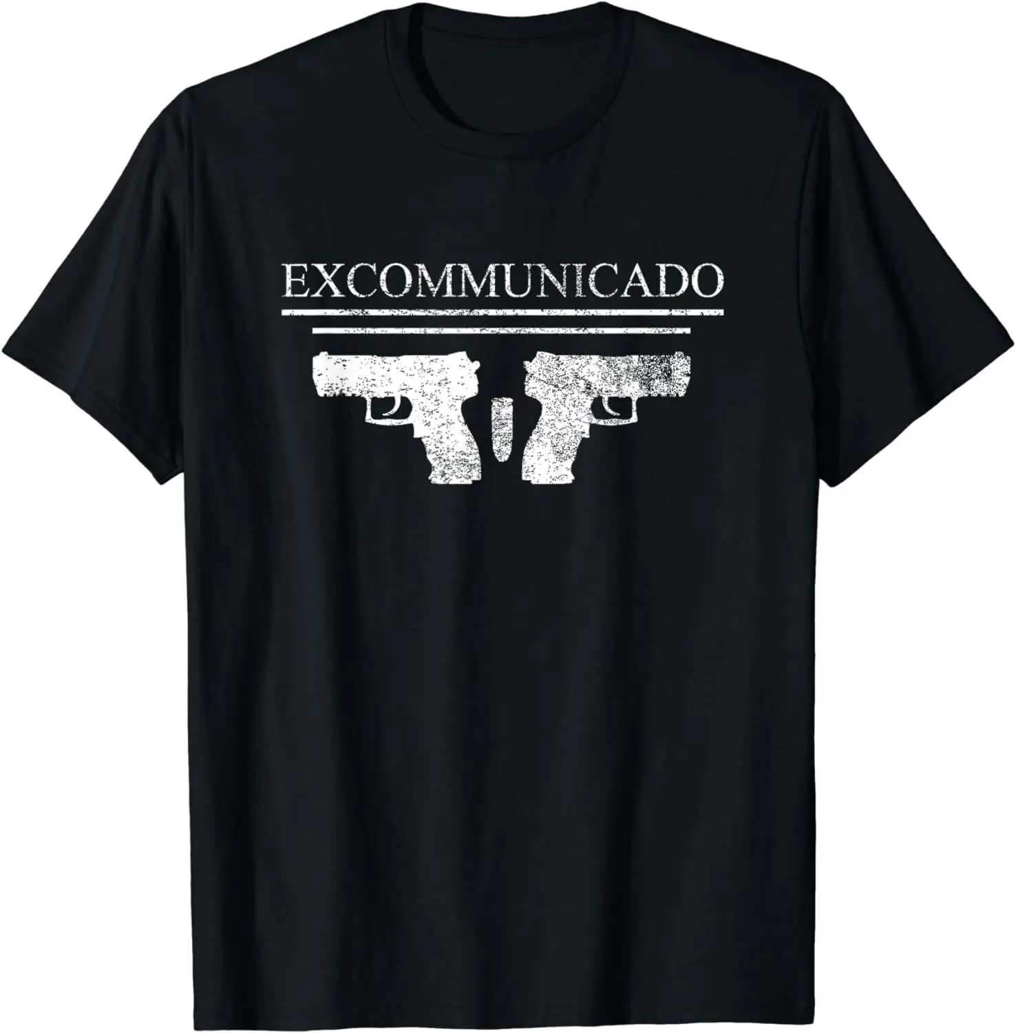 NEW! Excommunicado Novelty P30L Gun Gift T-Shirt