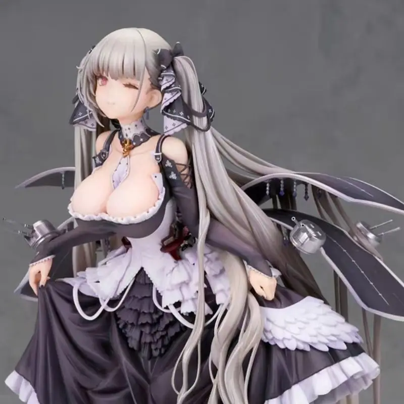 26cm Azur Lane Formidable Maid Image Pvc Material Anime Game Peripheral Figurine Model Desktop Computer Case Decoration Toy Gift