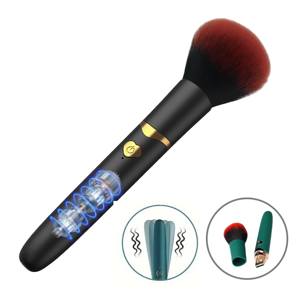 فرشاة للمكياج هزاز للنساء البظر المهبل محفز AV ماجيك دسار الجنس لعب عصا رصاصة هزاز الإناث الاستمناء مدلك