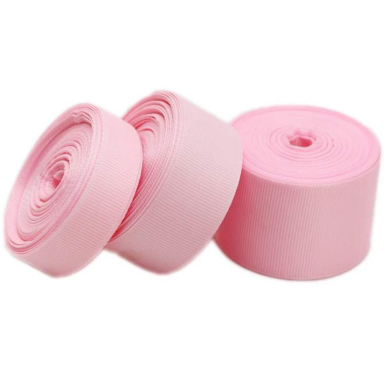 (10 Meters/lot) Pink Grosgrain Ribbon Wholesale Gift Wrap Christmas Decorations Ribbons Decoration House Party DIY（15/25/40mm）