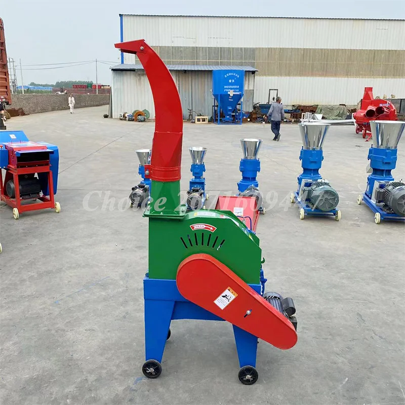 Large-Scale Animal Husbandry Corn Straw Pulverizer Automatic Wet and Dry Cattle and Sheep Forage Grass Cutter Corn Stalk Crusher