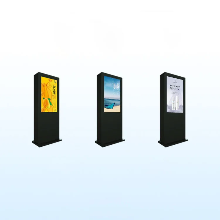 Uso di visualizzazione della segnaletica digitale LCD con supporto pubblicitario a schermo largo da 43 pollici per il super mercato