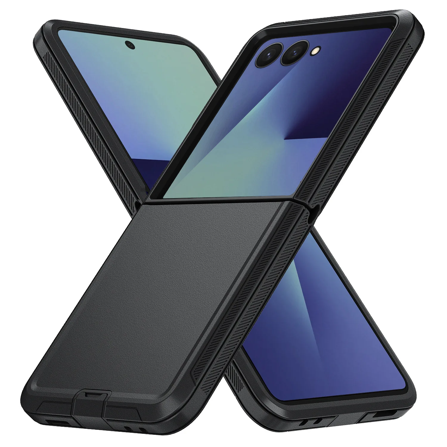 

For Samsung Z Flip 7 Case Matte Translucent Hard PC TPU Bumper Shockproof Full Body Anti Scratch Ultra Thin Wireless Charging