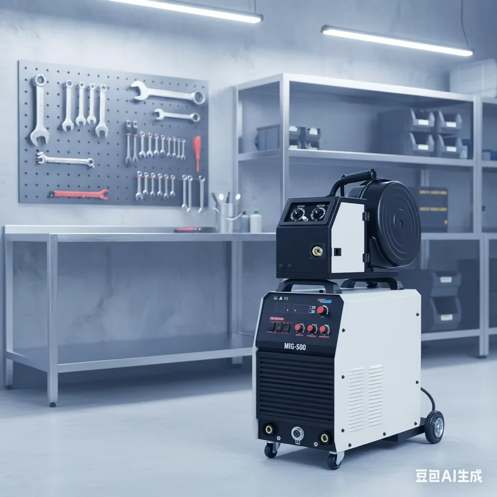 New Professional   IGBT Inverter Mig-500A Industrial Welding Machine 3 1 Stick Digital Display 15kg Wire Three Phase 380V