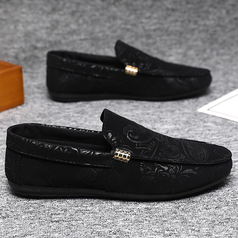 YRZL Driving Loafers Men Casual Shoes Summer Walking Shoes Non Slip Lightweight Sneakers Comfortable Breathable Flats Lazy Shoes