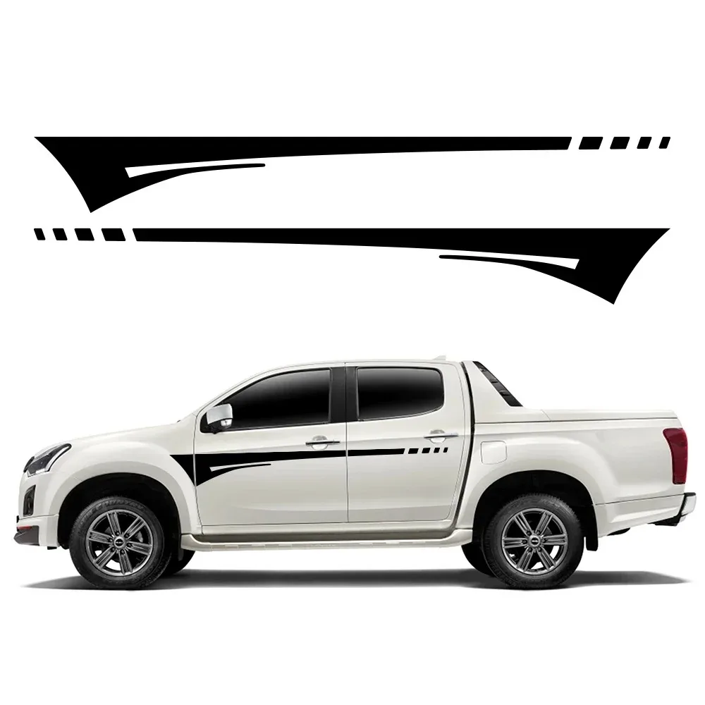 

2PCS Car Sides Body Stickers Creative Personalized Vinyl Film Decals Auto Styling Decals Universal DIY Decoration Accessories