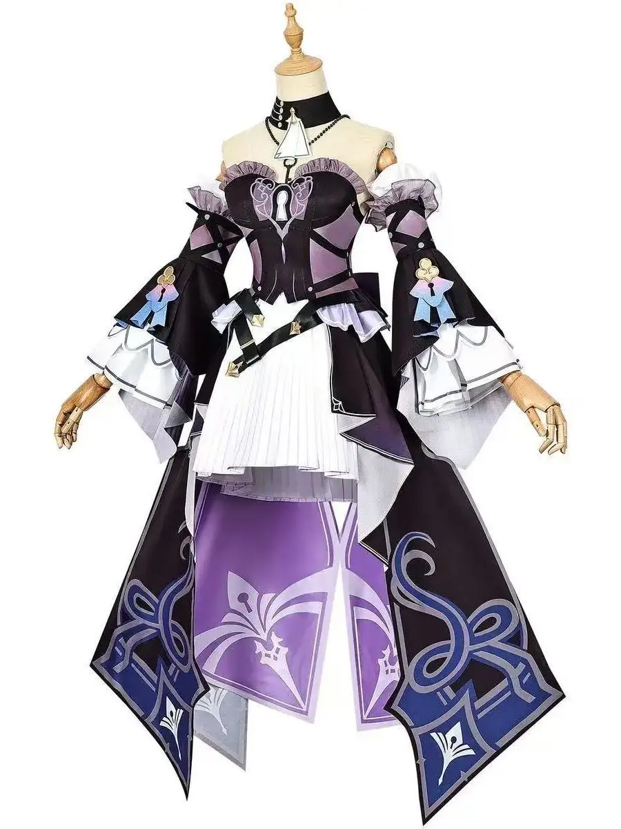 Game Honkai Star Rail Nieuwe De Herta Cosplay Kostuum Herta Cosplay Kostuum Jurk Uniform Halloween Outfits pruik Anime Suits - afbeelding 2