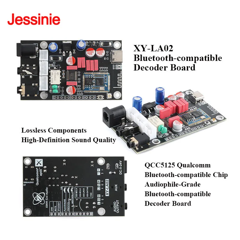 xy-la02-クアルコム-qcc5125-pcm5102a-オーディオファイルグレード-bluetooth-51-ロスレスデコーダーボードモジュール-aptx-ldac-lhdc