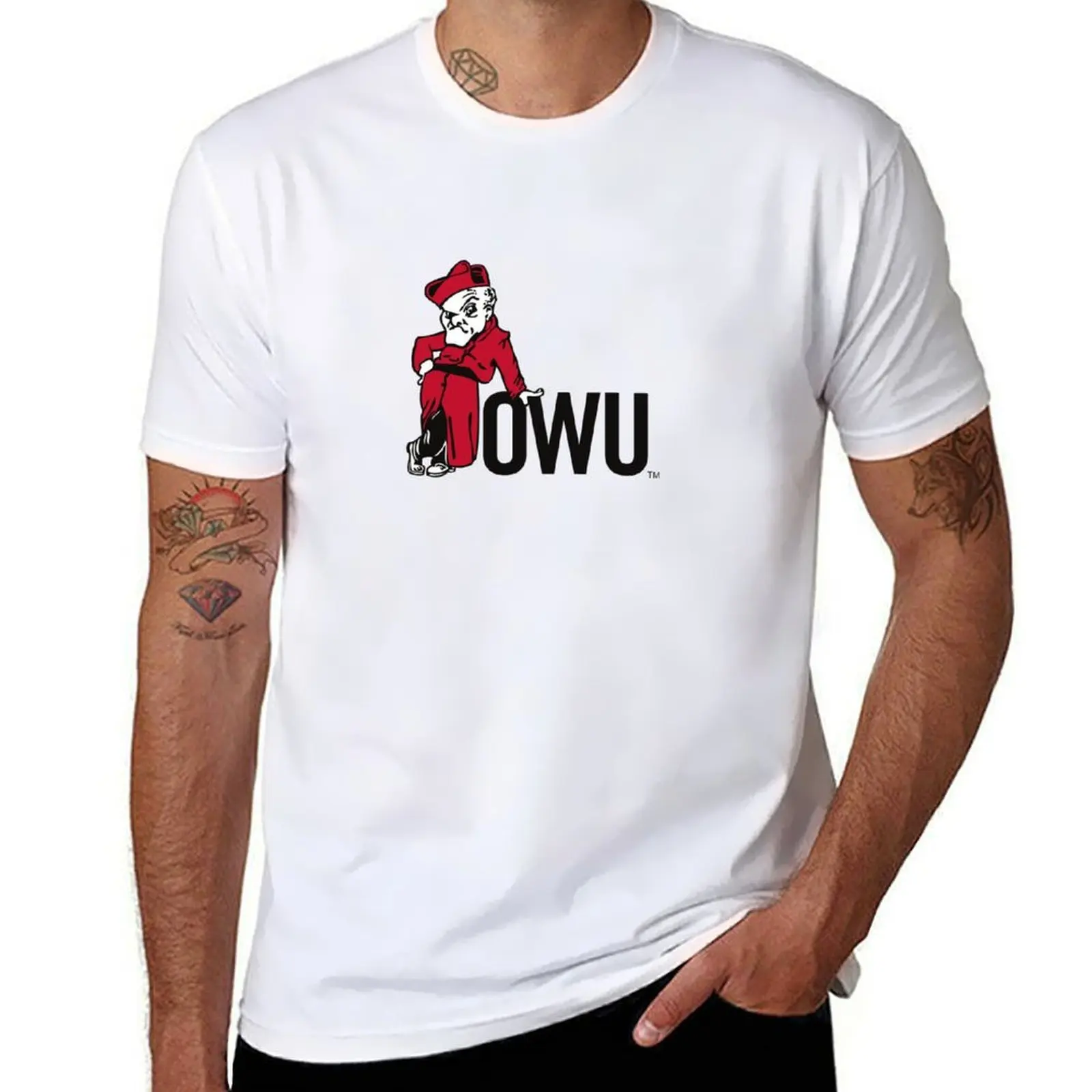 

Ohio Wesleyan University battling bishops T-Shirt man t shirt cotton t shirts for man cotton T-Shirt