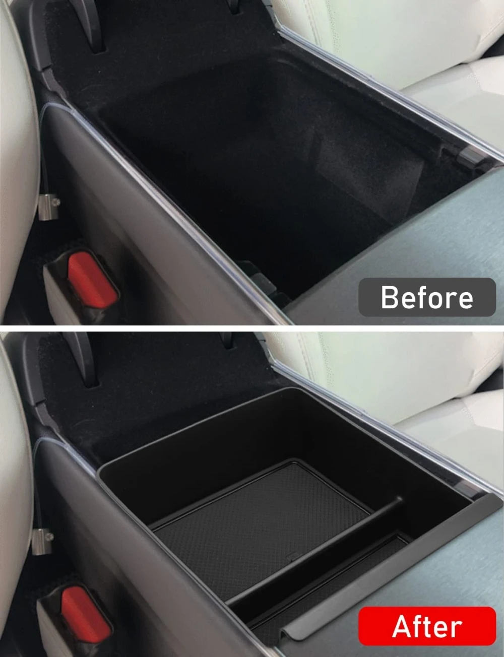 Center Console Organizer Tray For Tesla Model S Model X Plaid/Long Range 2021-2024 Armrest Center Console Storage Box