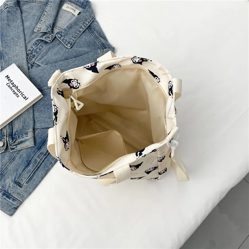 Hello Kitty Torba na ramię Śliczna składana duża torba podróżna San Liou Casual Handbag Cartoon Versatile Handbag Y2K Style Portable Tot