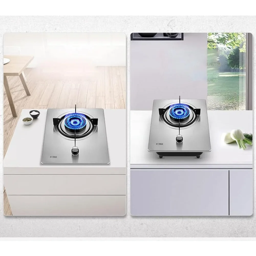 버너 가스레인지 가스쿡탑 트리플 링 5.0Kw 빌트인 호브 테이블탑 조리용 FFD 및 에나멜(가스, LPG)