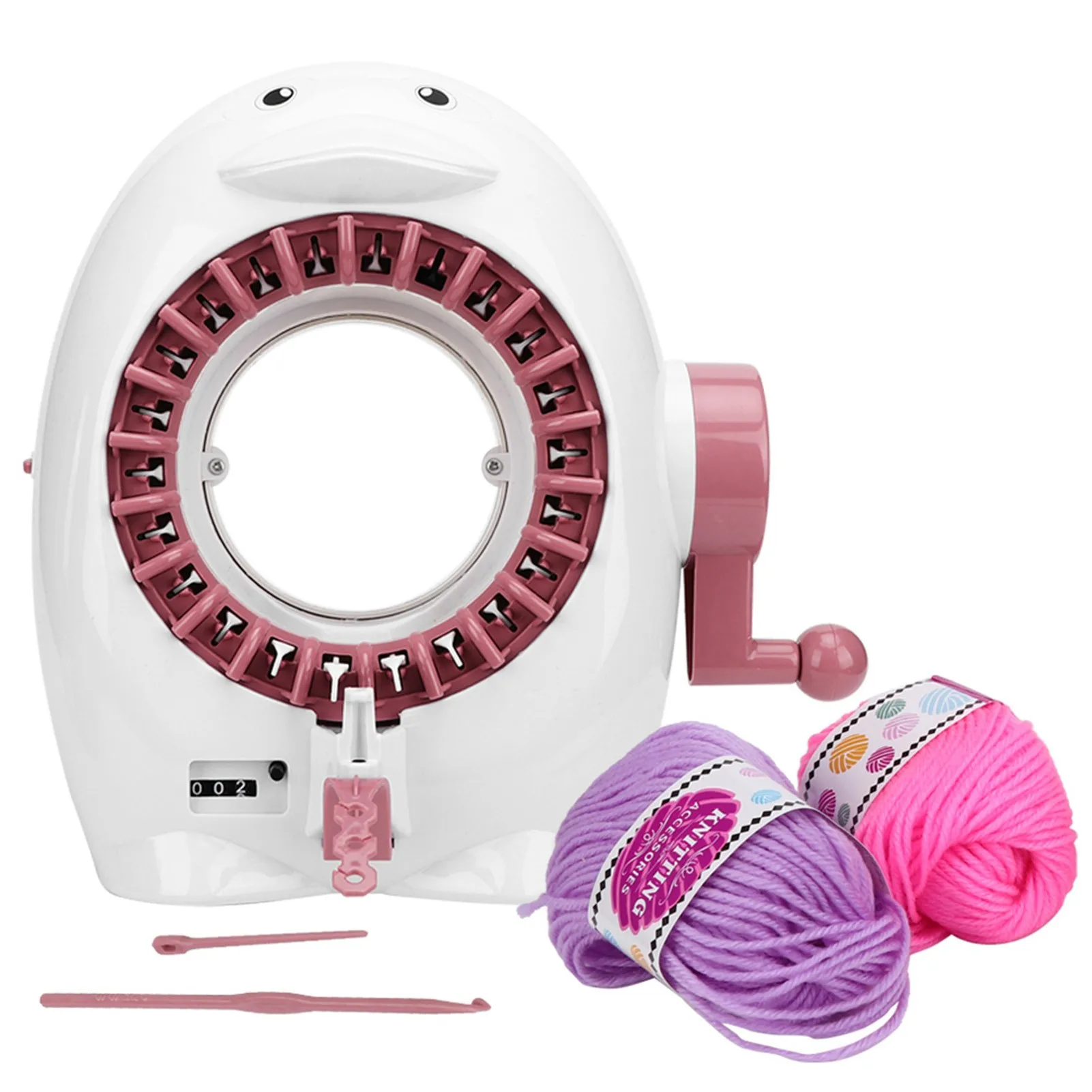 HandWoven Knitting Machine Scarf Hat Kid DIY Sewing Tool Educational Toy 22 Needle